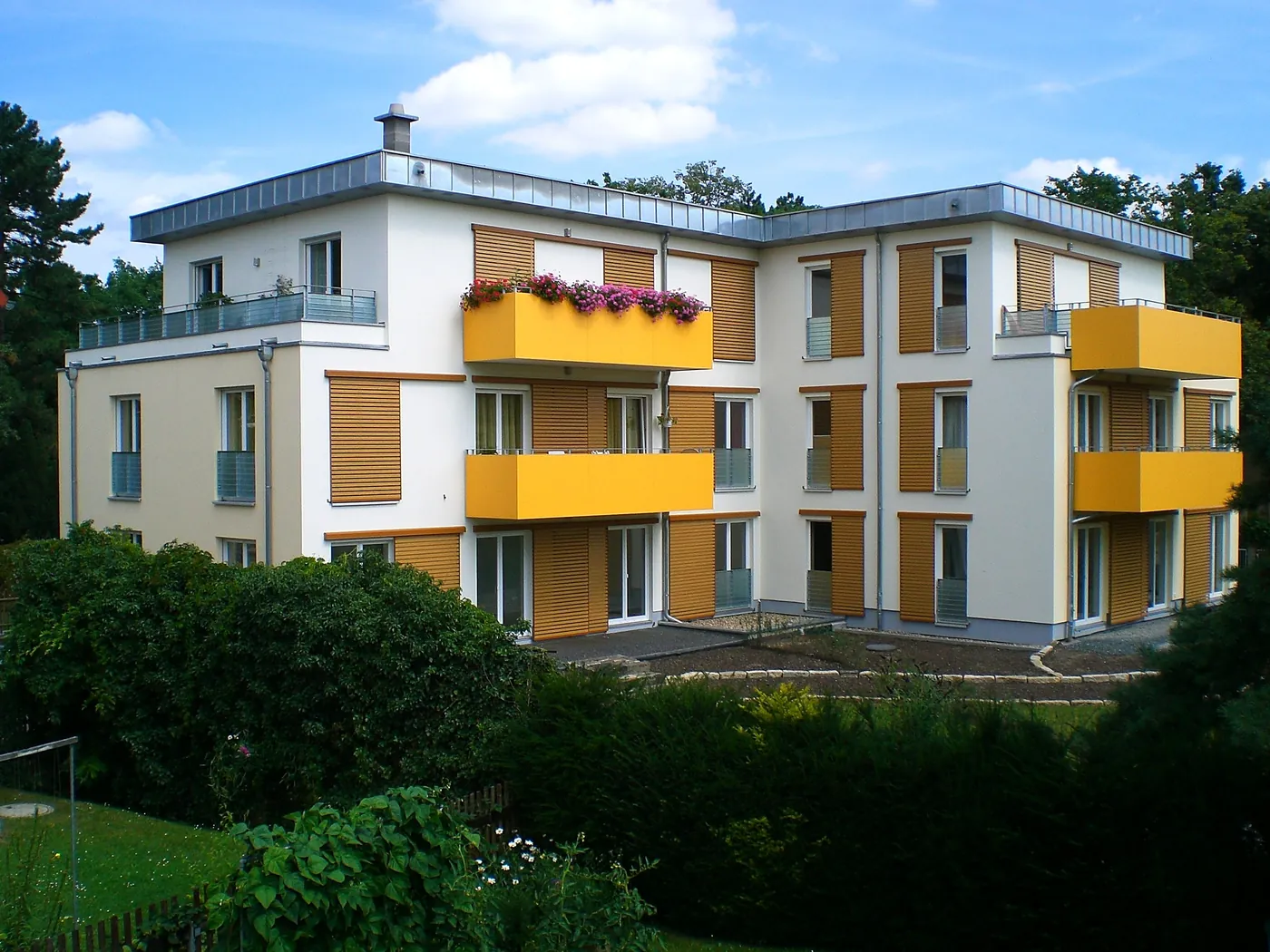 Wohnhaus Augustinstraße 2, Gartenseite